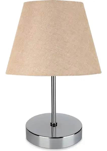 Evlight Nura Krom Abajur Dekoratif ve Şık İç Mekan Aydınlatma Seçeneği