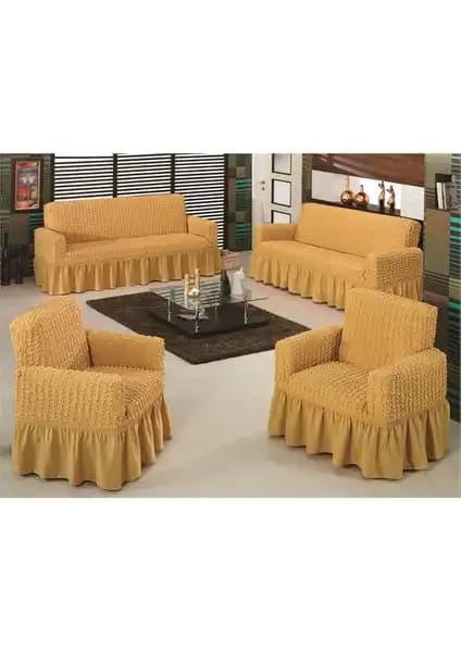 Evory Home Bürümcük Maxi Koltuk Örtüsü Takımı: Şık ve Pratik Ev Dekorasyonu Çözümü