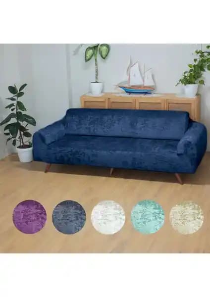 Faiend Kadife 3 Kişilik Koltuk Örtüsü Modern Dekorasyon ve Koruma İçin Uygun