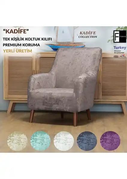 Faiend Kadife Tek Kişilik Koltuk Örtüsü: Şıklık ve Koruma Sağlayan Pratik Çözüm