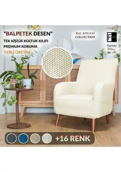 Faiend Likrali Tek Kişilik Koltuk Kılıfı Modern Tasarım ve Kolay Kullanım Özellikleri