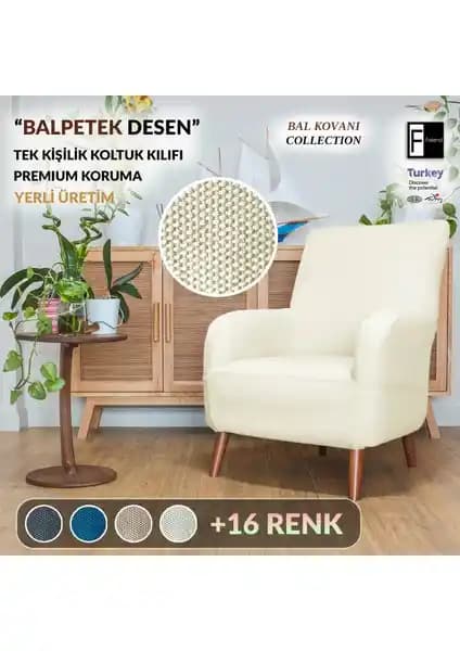 Faiend Likrali Tek Kişilik Koltuk Kılıfı Modern Tasarım ve Kolay Kullanım Özellikleri