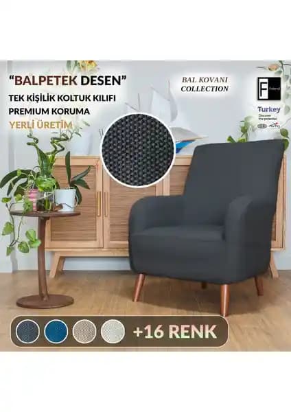 Faiend Likrali Tek Kişilik Koltuk Kılıfı Şık Tasarım ve Kolay Kullanım İmkanıyla