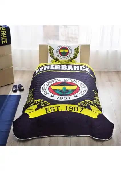 Fenerbahçe Lisanslı Tek Kişilik Yatak Örtüsü Seti Konfor ve Şıklık Sunar