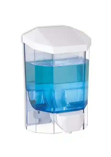 Flora Flosoft 500 ml Beyaz Modern Sıvı Sabunluk: Estetik ve Dayanıklı Hijyen Aksesuarı