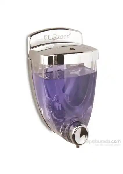 Flora Flosoft F017 Krom Sıvı Sabunluk 350 ML Modern ve Dayanıklı Banyo Aksesuarı