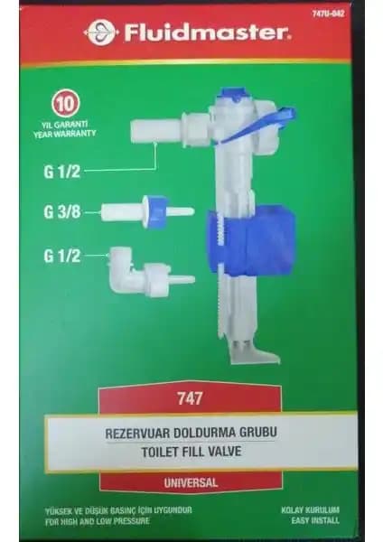 Fluidmaster Gömme Rezervuar Şamanı: Dayanıklı ve Uyumlu Modern Banyo Çözümü