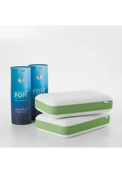 FOM 2'li Ortopedik Visco Yastık Seti ile Sağlıklı ve Konforlu Uyku Deneyimi