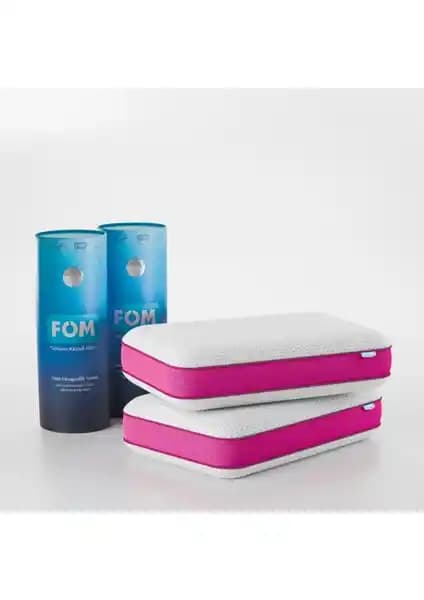 FOM 2'li Tombik Ortopedik Visco Yastık: Boyun ve Omuz Rahatlığı İçin Ergonomik Çözüm