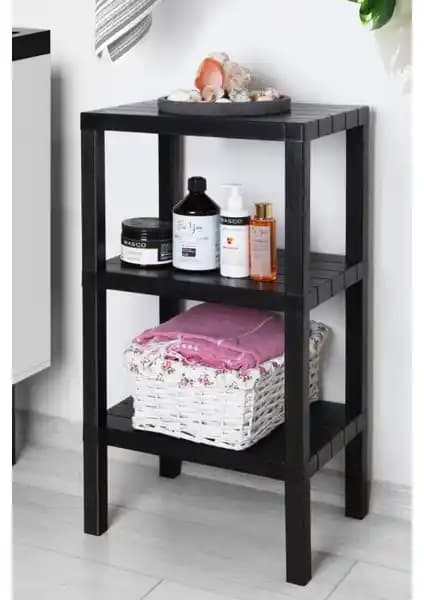 Frapan Home 3 Katlı Plastik Raf Ünitesi ile Ev ve Ofislerde Pratik Depolama Çözümü