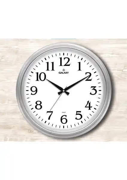 Galaxy 1962-G Premium Büyük Ofis ve Ev İçin Şık Gri Duvar Saati Ürün Tanıtımı ve Özellikleri