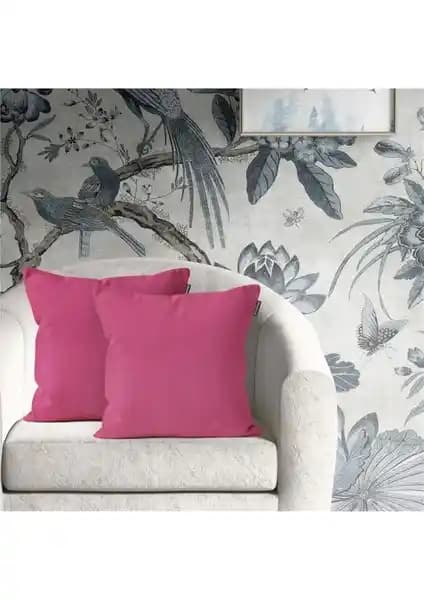 Goccia 2'li Kadife Dokulu Dikdörtgen Kırlent Kılıfı Modern ve Dayanıklı Tasarım