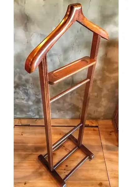 Gürgen Ağacından Tekli Dilsiz Uşak Ahşap Askı ile Ev Dekorasyonunuza Şıklık Katın