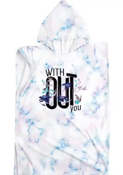 Hamur Sörf Yazlık Kapşonlu Panço Plaj Havlusu Konfor ve Şıklığın Birleşimi