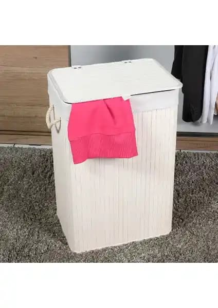 Handy Mate Adore Bambu Çamaşır Sepeti: Estetik ve Kullanışlı Modern Tasarım
