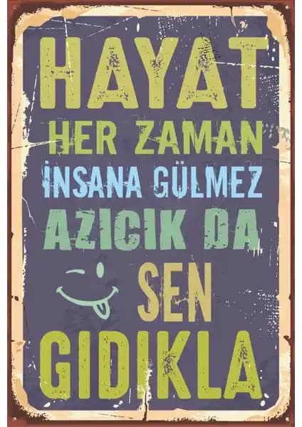 Hayat Poster: Motivasyon ve Estetiği Bir Arada Sunan Ahşap Dekorasyon Parçası