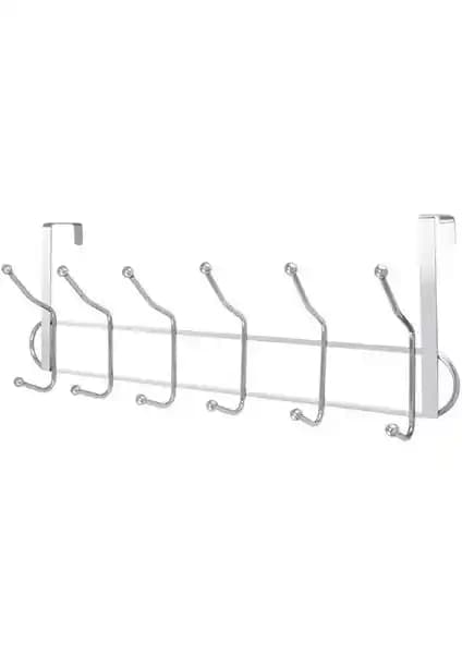 Helen's Kapı Arkası 12'li Metal Askı: Şık ve Dayanıklı Kapı Üzerinde Pratik Kullanım