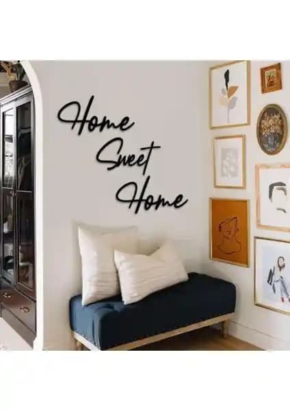 Hellove Home Sweet Home Duvar Tablosu: Modern ve Şık Ev Dekorasyonu İçin Ideal Tercih