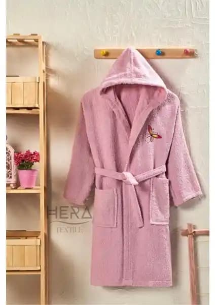 Hera Textile Pamuklu Çocuk ve Gençler İçin Kapüşonlu ve Kemerli Bornoz Ürün Tanıtımı