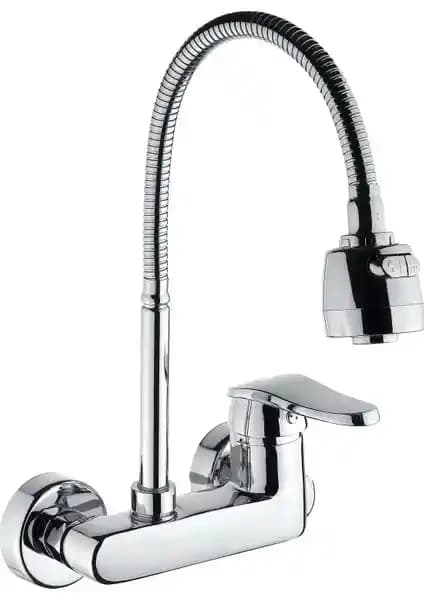 Hms Çift Fonksiyonlu Spiralli Duvardan (Aplike) Mutfak Evye Bataryası Tanıtımı ve Özellikleri