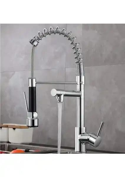 Hms Spiralli Çift Başlı Endüstriyel Mutfak Evye Bataryası Detaylı İnceleme ve Özellikler