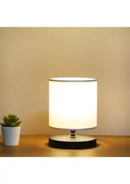 Homing Tasarım Mini Abajur Ekru: Şık ve Kompakt İç Mekan Aydınlatma Çözümü