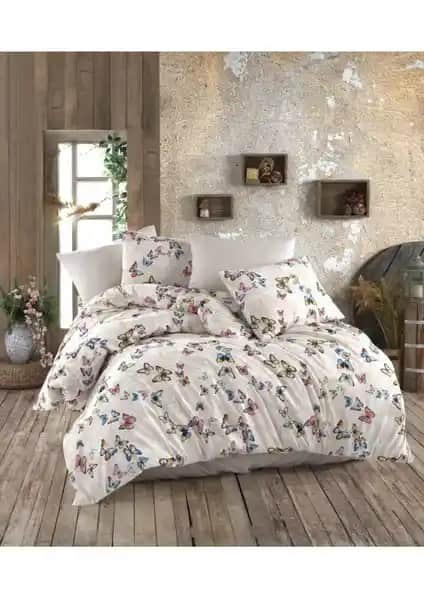 İdil Store Doğal Pamuklu Çift Kişilik Nevresim Takımı: Şık ve Konforlu Yatak Dekorasyonu