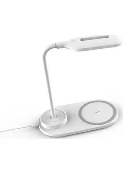 Imex Kablosuz Şarjlı Masaüstü LED Lamba Modern Çalışma Ortamları İçin Fonksiyonel Tasarım