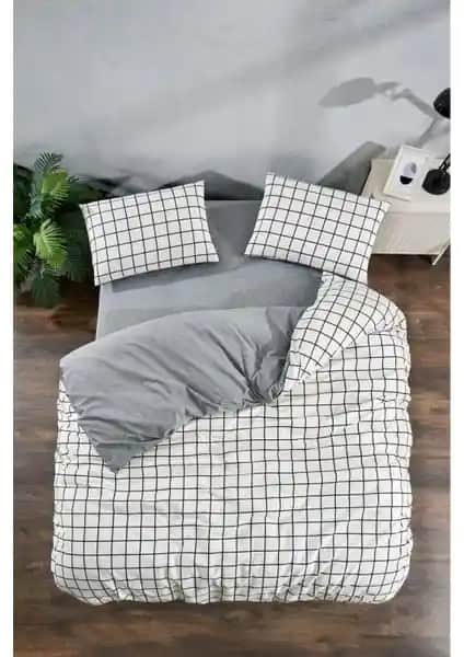 INTER Z Knidos Serisi Çift Kişilik Desenli Nevresim Takımı Şıklık ve Konfor Bir Arada