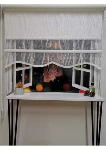 İREMKARAHOME Çift Mekanizmalı Tül ve Stor Perde Model 5 - Estetik ve Fonksiyonel Tasarım