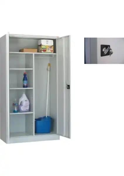 Jessan Ofis Çelik Temizlik Dolabı: Dayanıklı ve Fonksiyonel Ofis Depolama Çözümü