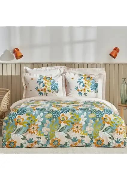 Karaca Home Botanical Çift Kişilik Nevresim Takımı Doğa Temalı Şık ve Dayanıklı Tasarım