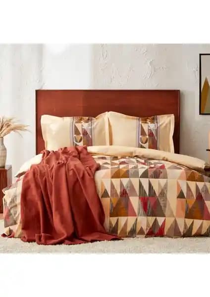 Karaca Home Franela %100 Pamuk Çift Kişilik Nevresim Takımı Şık ve Konforlu Uyku Seti