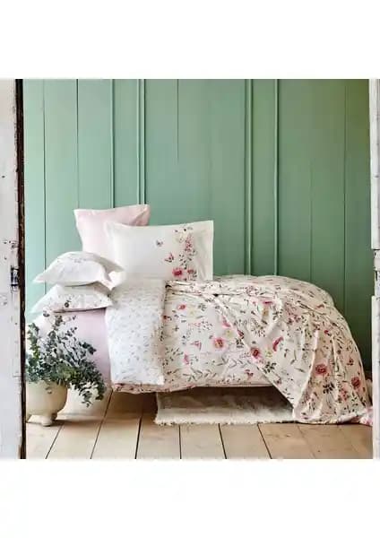 Karaca Home Lorenzo Lila Pamuk Çift Kişilik Nevresim Takımı Yatak Odası Şıklığı ve Konforu