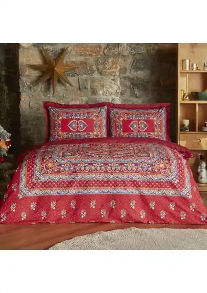 Karaca Home Mihver Pano Kırmızı Çift Kişilik Nevresim Takımı Özellikleri ve Kullanımı