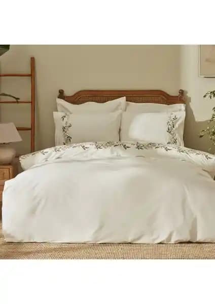 Karaca Home Nancy %100 Pamuk Çift Kişilik Nakışlı Nevresim Takımı - Şıklık ve Konfor Bir Arada