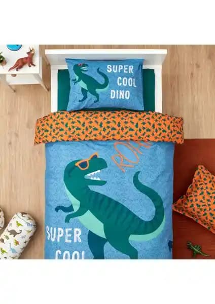 Karaca Home Young Cool Dino %100 Pamuk Tek Kişilik Nevresim Takımı ve Özellikleri