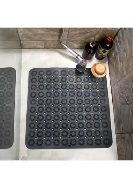 Kare Masajlı Silikon Banyo ve Duş Kaydırmazı Güvenli ve Şık Tasarımıyla Öne Çıkıyor