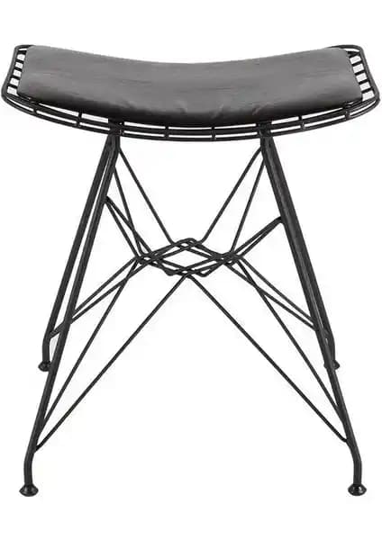 Kenz Life Knsz Kafes Tel Sandalyesi ve Tabure Seti Modern Tasarım ve Dayanıklılık