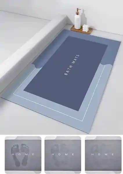 Keyfi Sepet Sihirli Su Emici Banyo Paspası: Dayanıklı ve Güvenli Çok Amaçlı Kullanım İçin