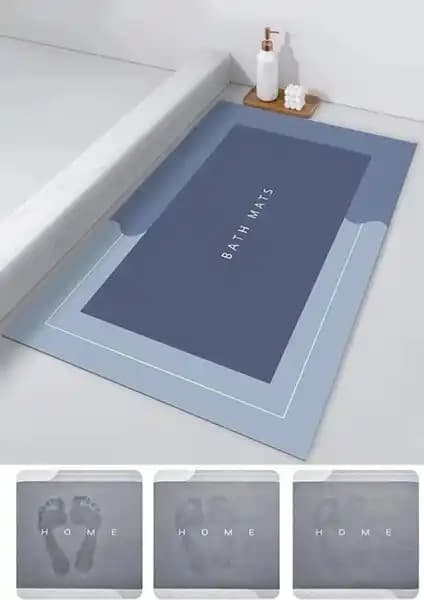 Keyfi Sepet Sihirli Su Emici Banyo Paspası: Dayanıklı ve Güvenli Çok Amaçlı Kullanım İçin