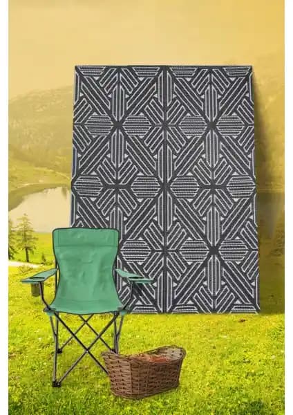 Konfor Halı Savana 8814 Çok Amaçlı Dayanıklı Bahçe ve Teras Halısı