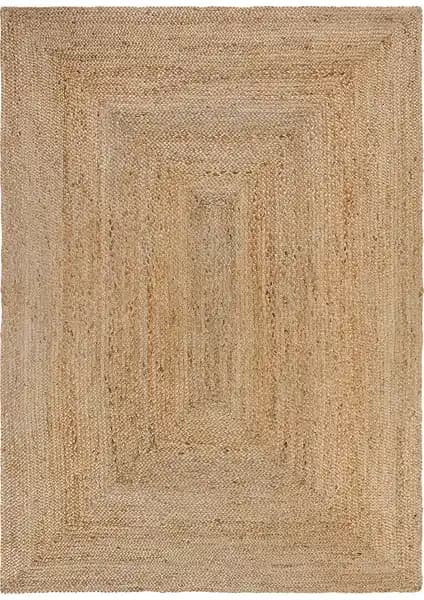 Koza Halı Natura El Dokuma Jüt Halı - Doğal ve Şık Dekorasyon Unsuru