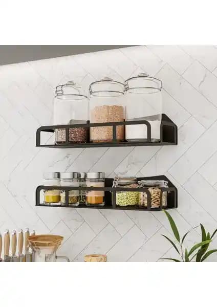 Lamizon Mutfak Kiler Baharatlık Rafı: Modern ve Dayanıklı Mutfağa Şık Çözüm