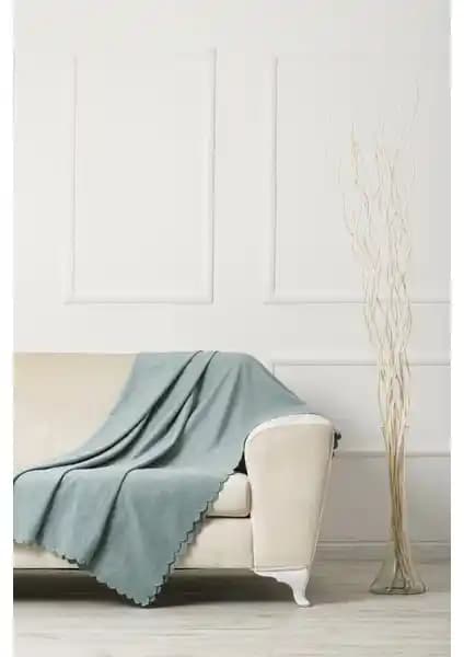 Laris Şönil Çift Taraflı Çekyat ve Koltuk Örtüsü Şalı Ev Dekorasyonunda Şıklık ve Koruma Sağlar