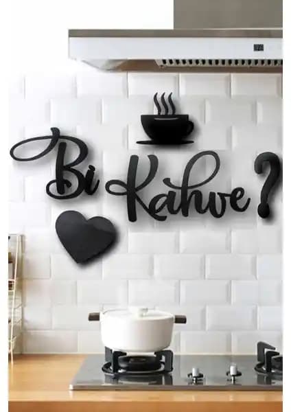 Leylaser 3mm Ahşap MDF Kahve Duvar Yazısı Modern ve Şık Dekorasyon Unsuru