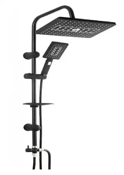 Lora Loramix Siyah Robot Tepe Duş Seti: Modern Tasarım ve Dayanıklılık Özellikleri