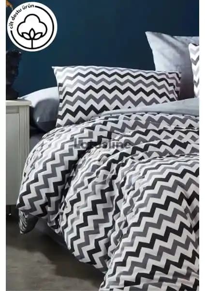 Lotusline Pamuklu Çift Kişilik Nevresim Takımı Modern Tasarım ve Dayanıklılık Sunar