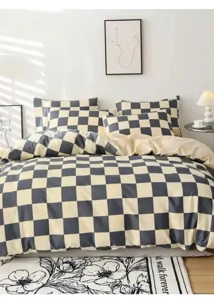 Lotusline Pamuklu Çift Kişilik Nevresim Takımı: Modern ve Dayanıklı Yatak Odası Dekoru