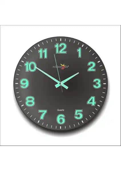 M3 Decorium Siyah Zeminli Bombe Camlı Gece Parlayan Fosforlu Saat Özellikleri ve Kullanım İpuçları